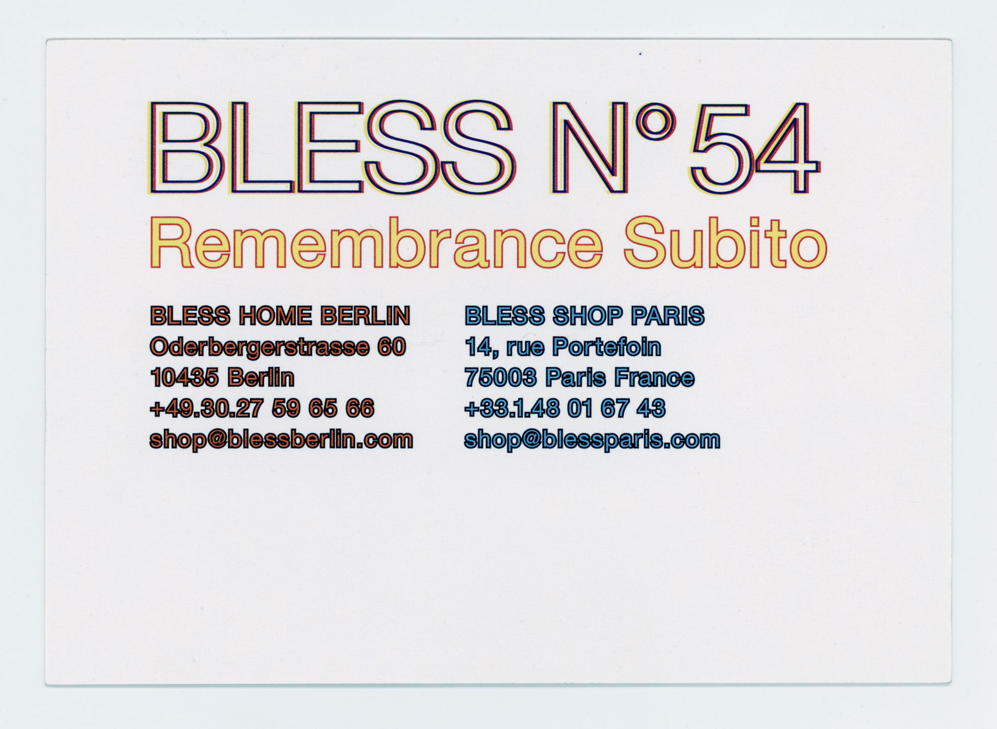 Bless No. 54 | Sibylle.life